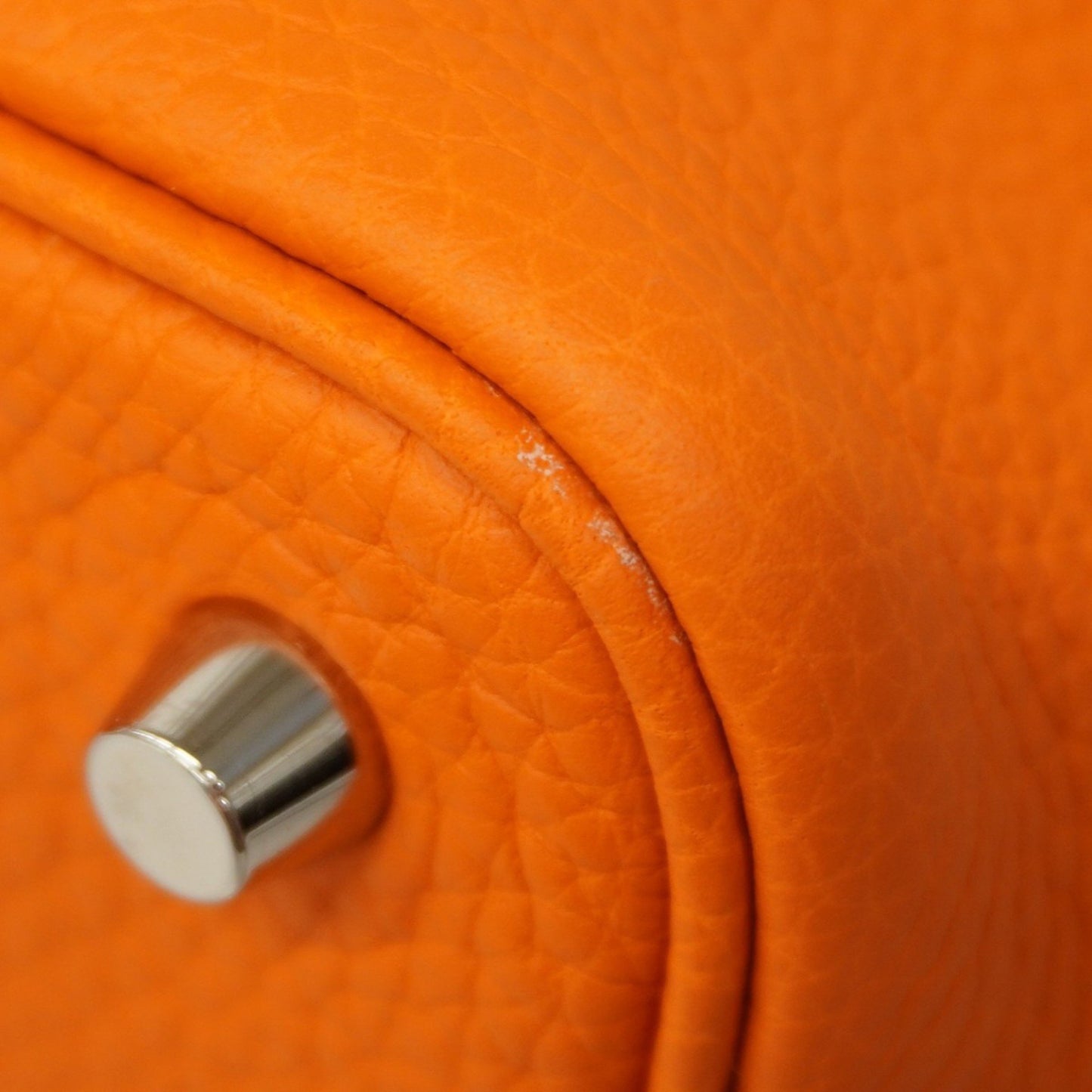 Hermès Picotin lock Orange Leather Hand Bag