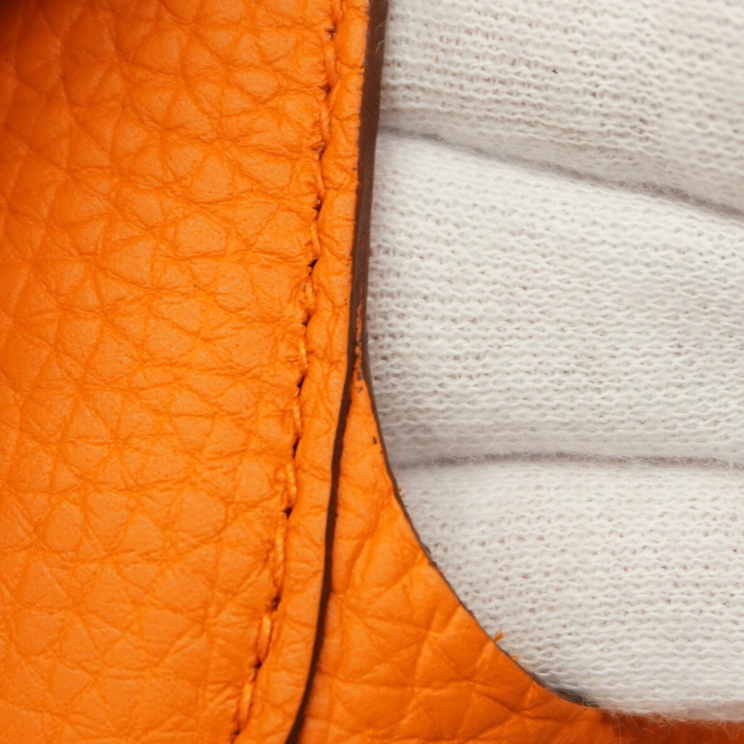 Hermès Picotin lock Orange Leather Hand Bag