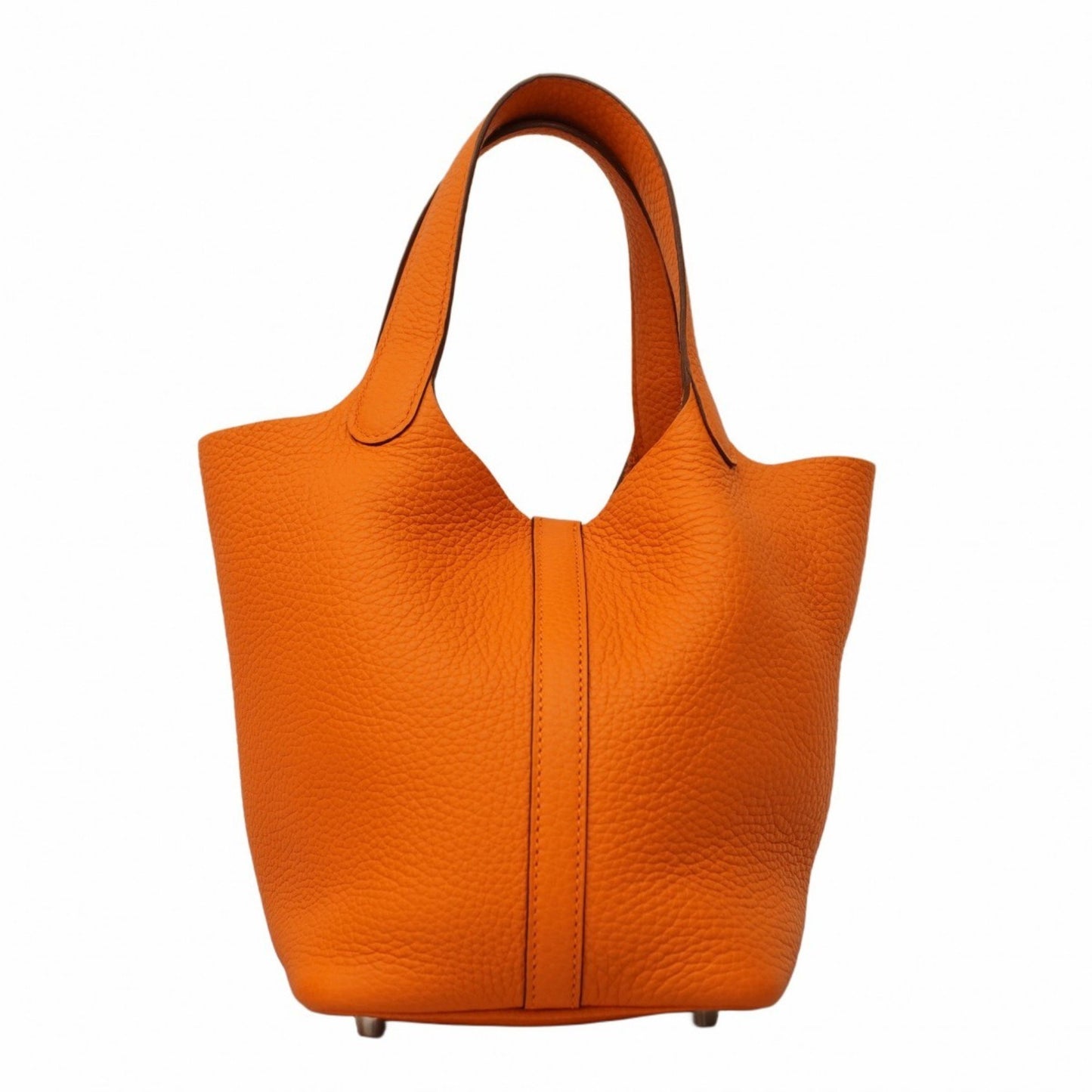 Hermès Picotin lock Orange Leather Hand Bag