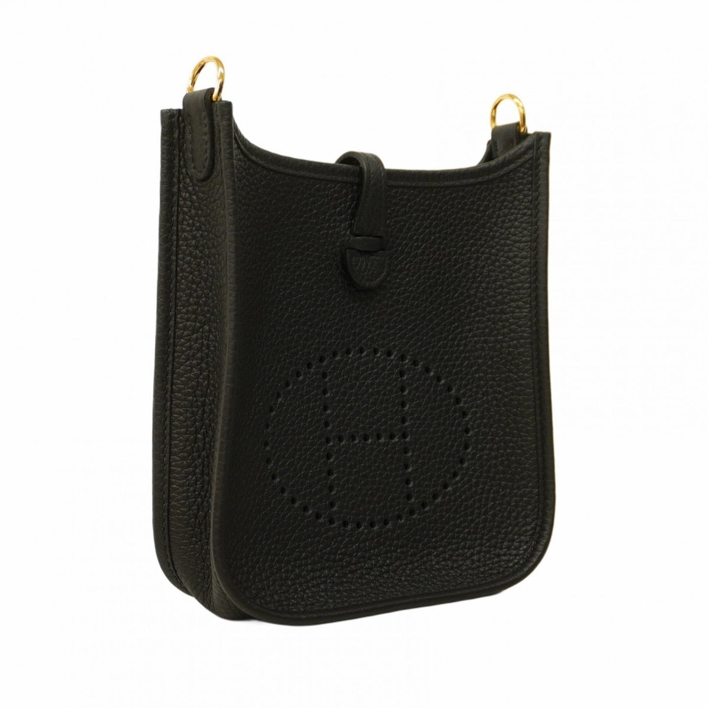 Hermès Evelyne TPM Black Leather Shoulder Bag