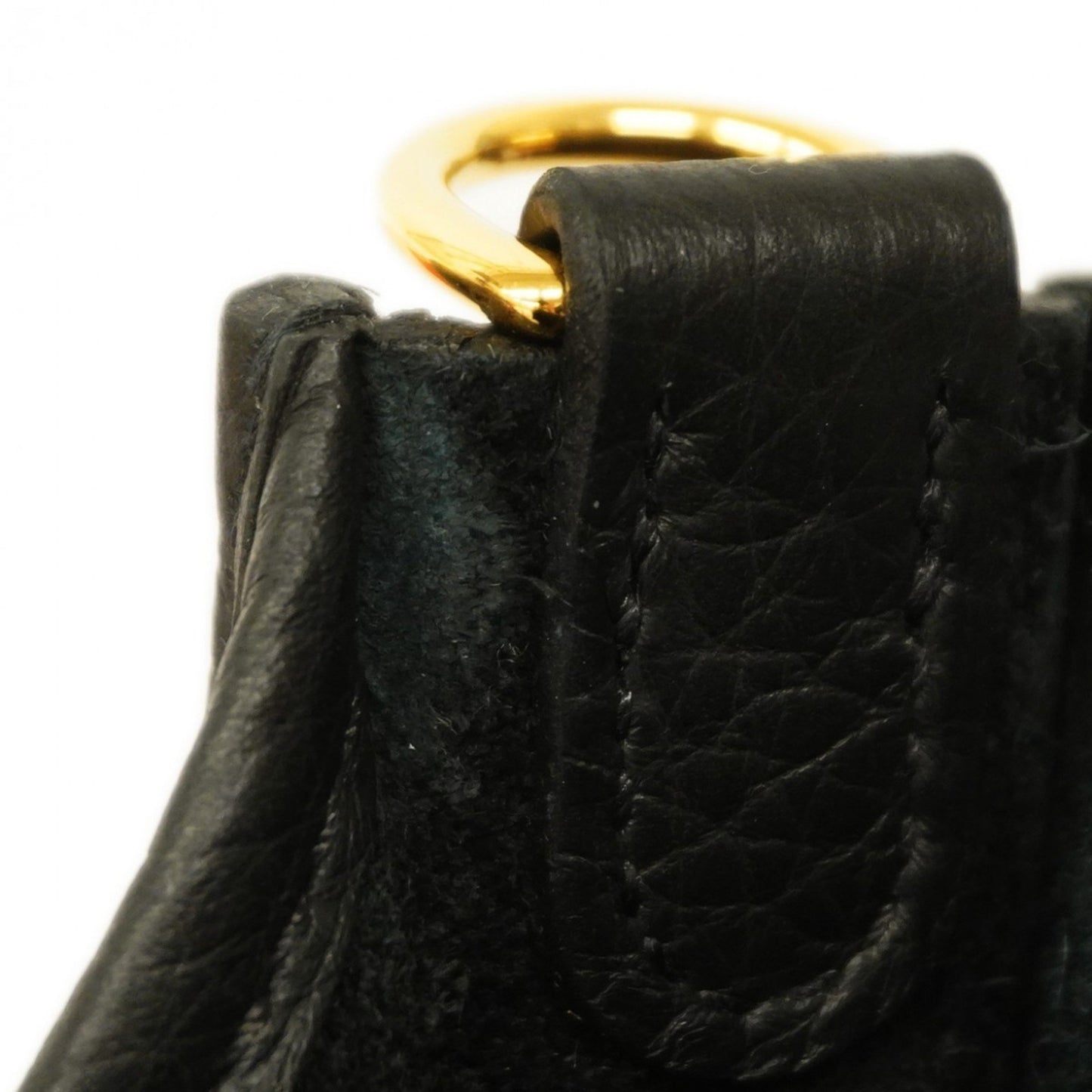 Hermès Evelyne TPM Black Leather Shoulder Bag