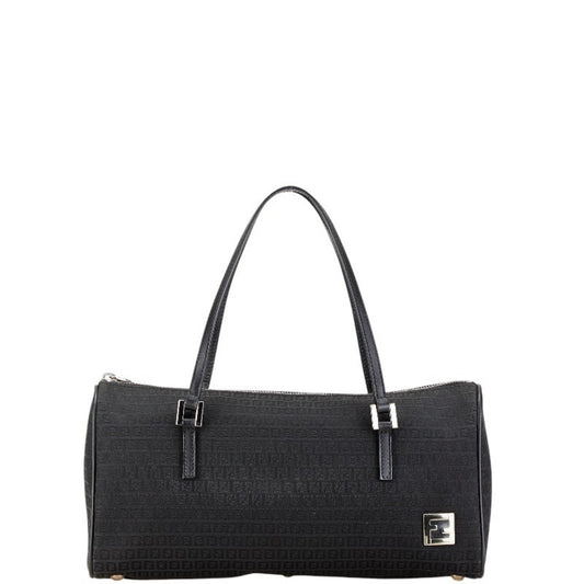 Fendi Black Canvas Tote Bag