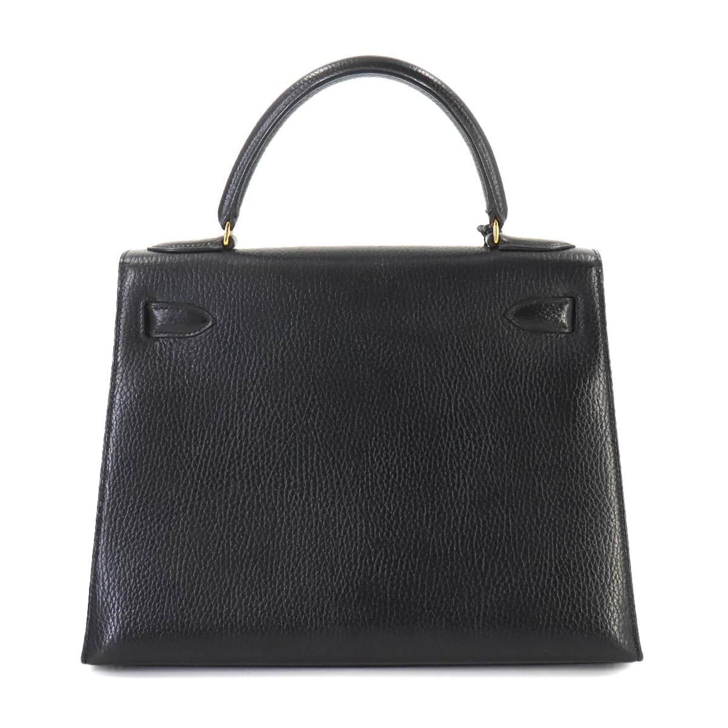 Hermès Kelly 28 Black Leather Hand Bag