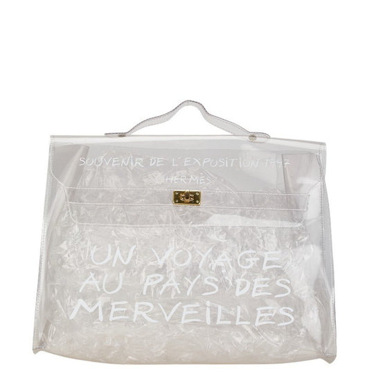 Hermès Kelly Transparent Vinyl Hand Bag