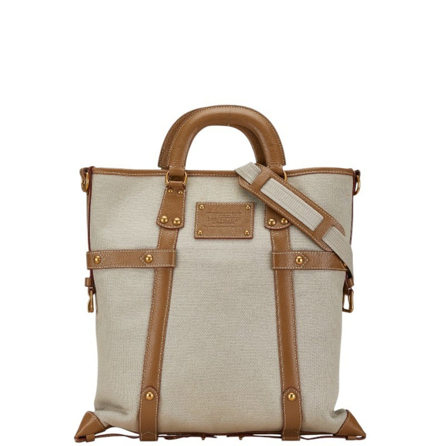 Louis Vuitton Antigua Beige Canvas Shoulder Bag