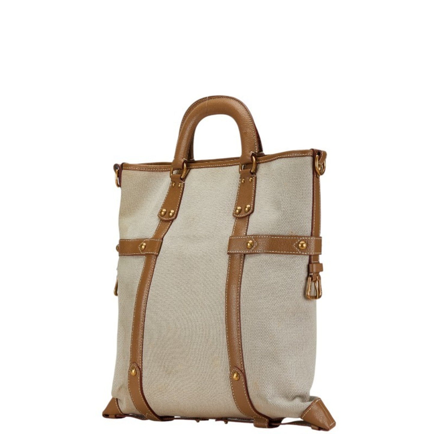 Louis Vuitton Antigua Beige Canvas Shoulder Bag