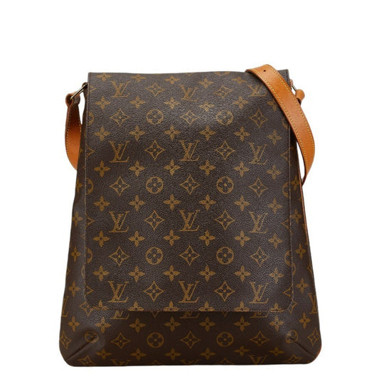 Louis Vuitton Musette Brown Canvas Shoulder Bag