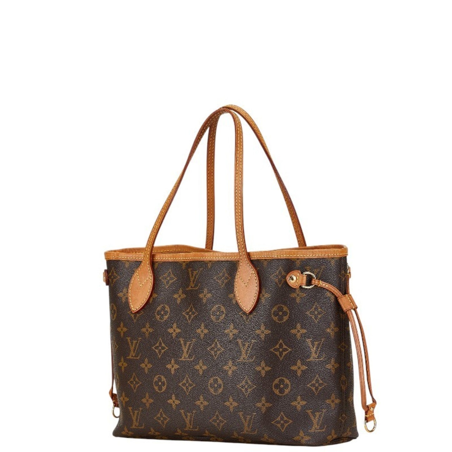 Louis Vuitton Neverfull PM Brown Canvas Hand Bag