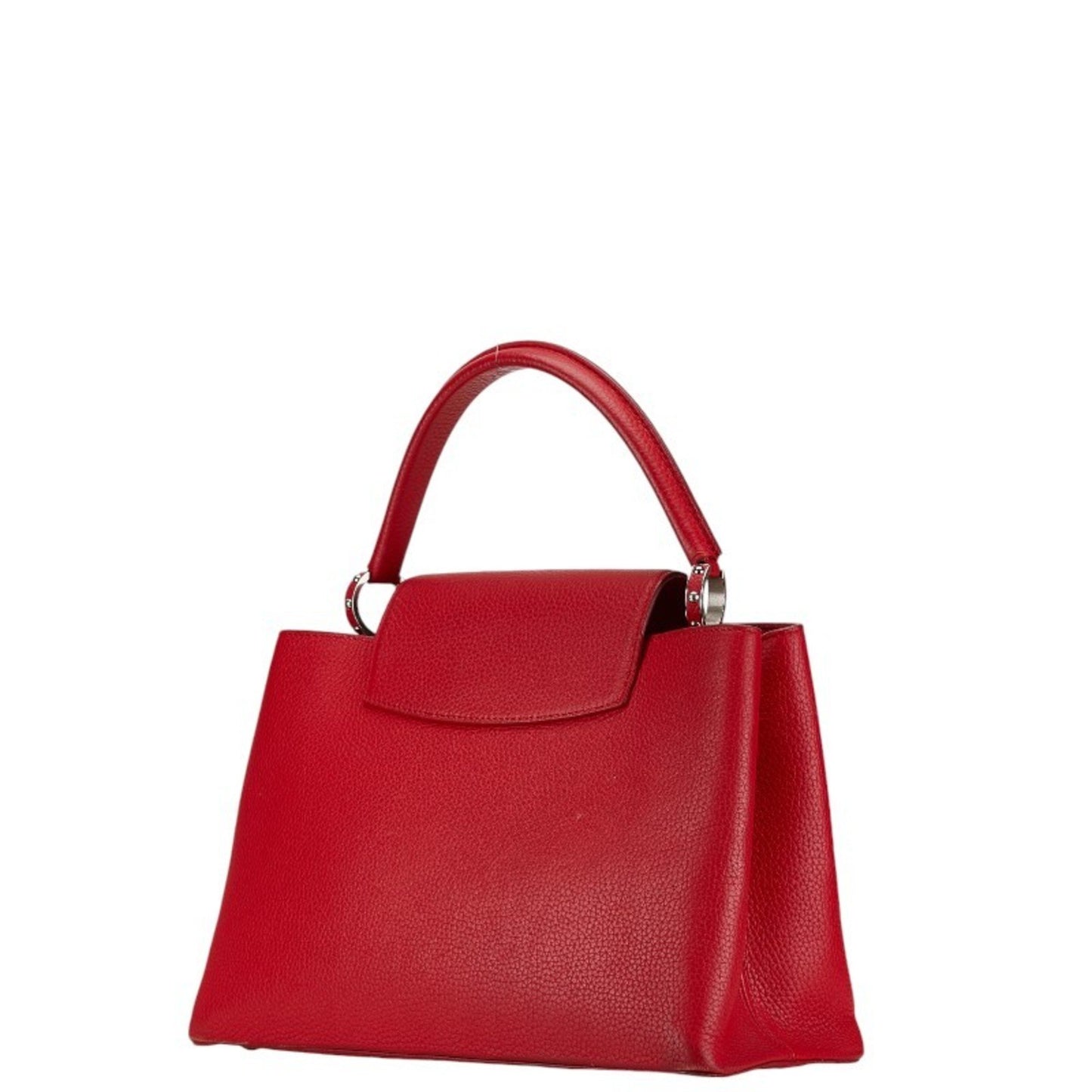 Louis Vuitton Capucines Red Leather Hand Bag