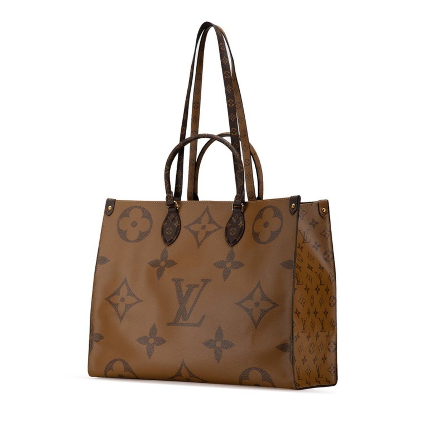 Louis Vuitton Onthego GM Brown Canvas Tote Bag