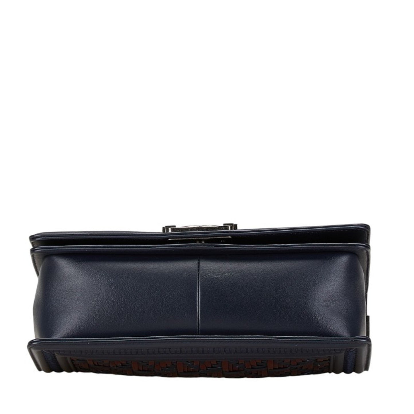 Chanel Boy Navy Leather Shoulder Bag