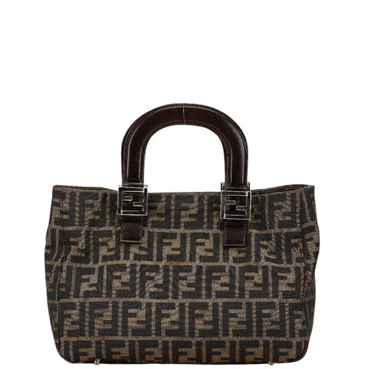 Fendi Zucca Brown Canvas Tote Bag