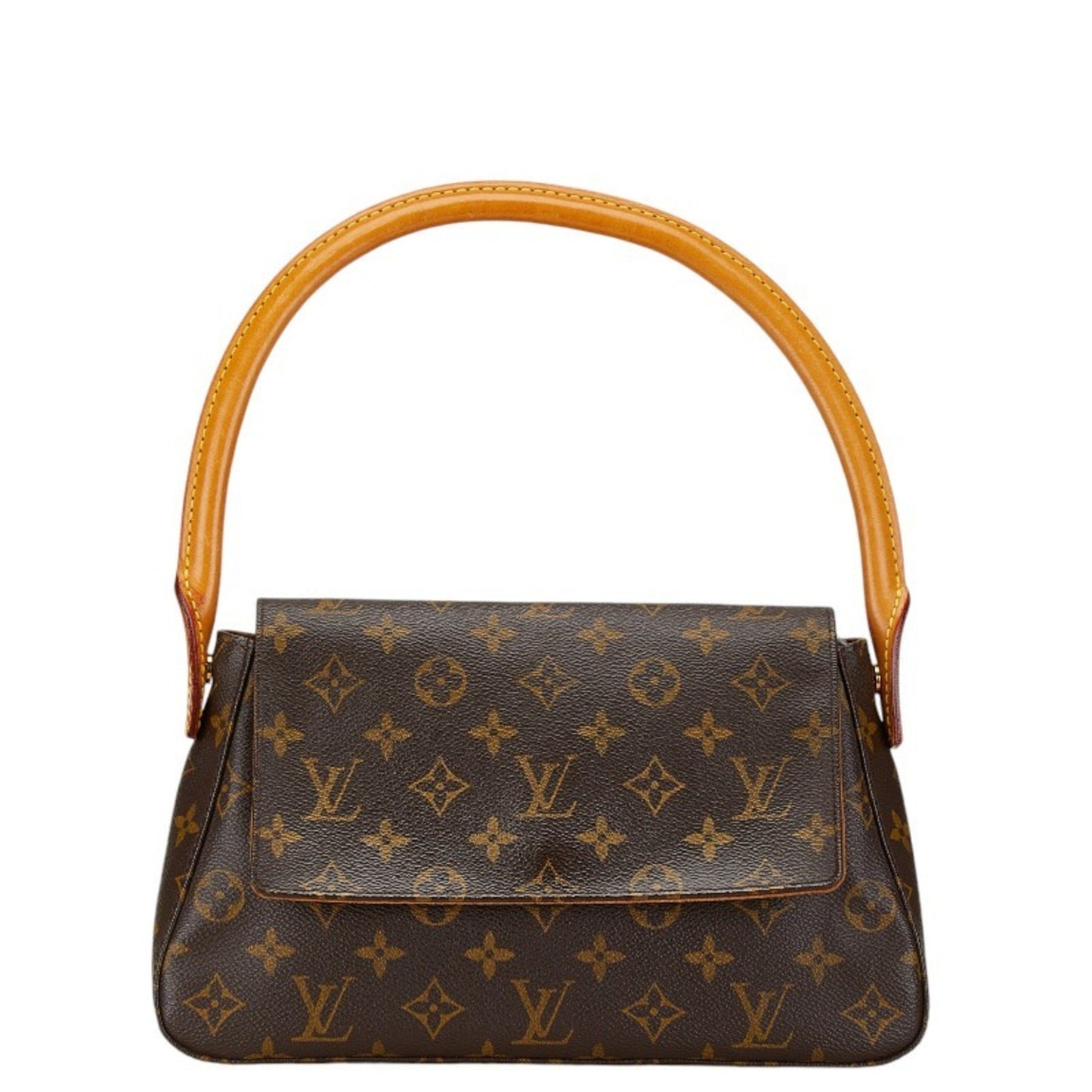 Louis Vuitton Mini looping Brown Canvas Hand Bag