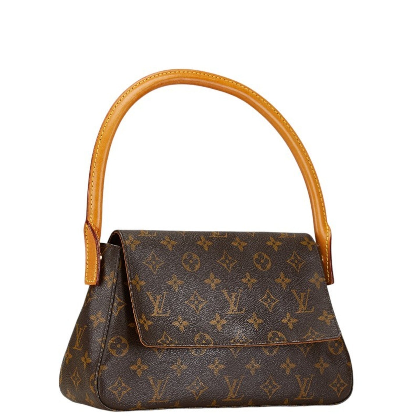 Louis Vuitton Mini looping Brown Canvas Hand Bag