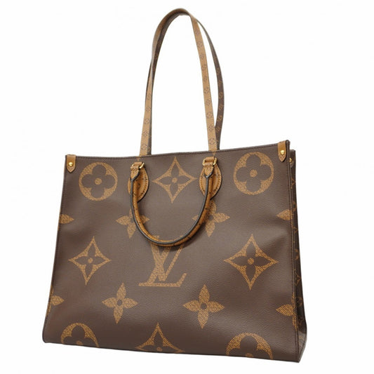 Louis Vuitton Onthego GM Brown Canvas Tote Bag