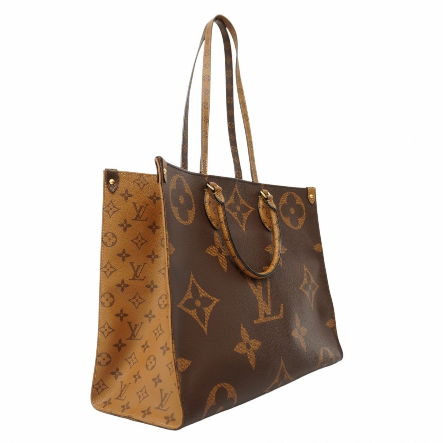 Louis Vuitton Onthego GM Brown Canvas Tote Bag