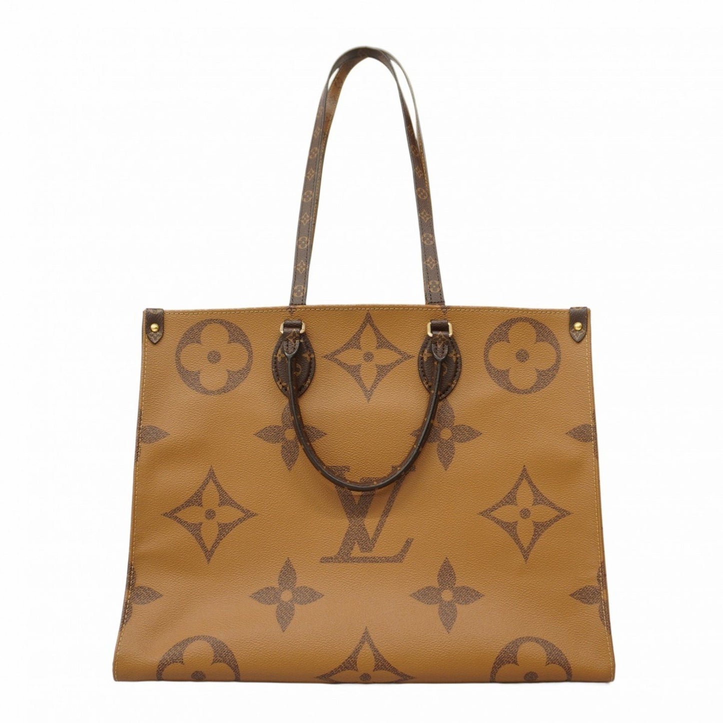 Louis Vuitton Onthego GM Brown Canvas Tote Bag