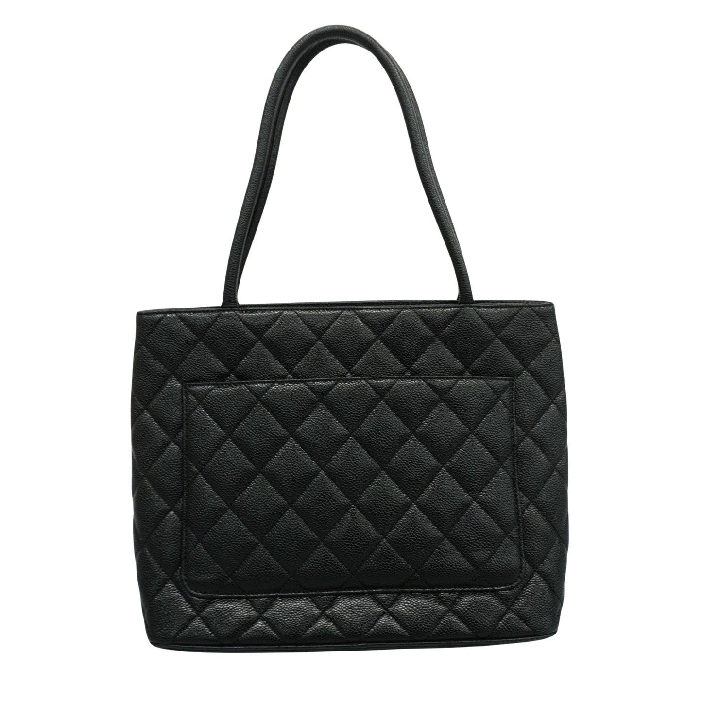 Chanel Black Leather Tote Bag