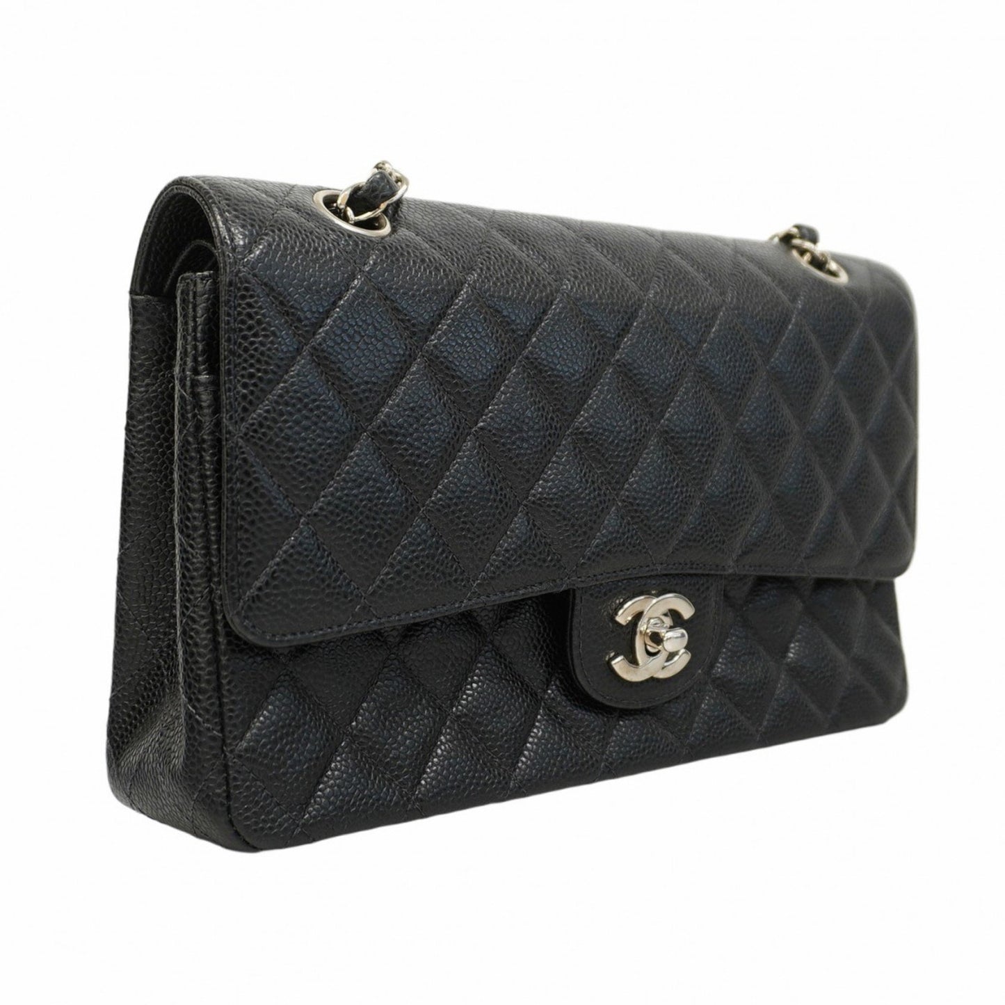 Chanel Timeless 26 Black Leather Shoulder Bag