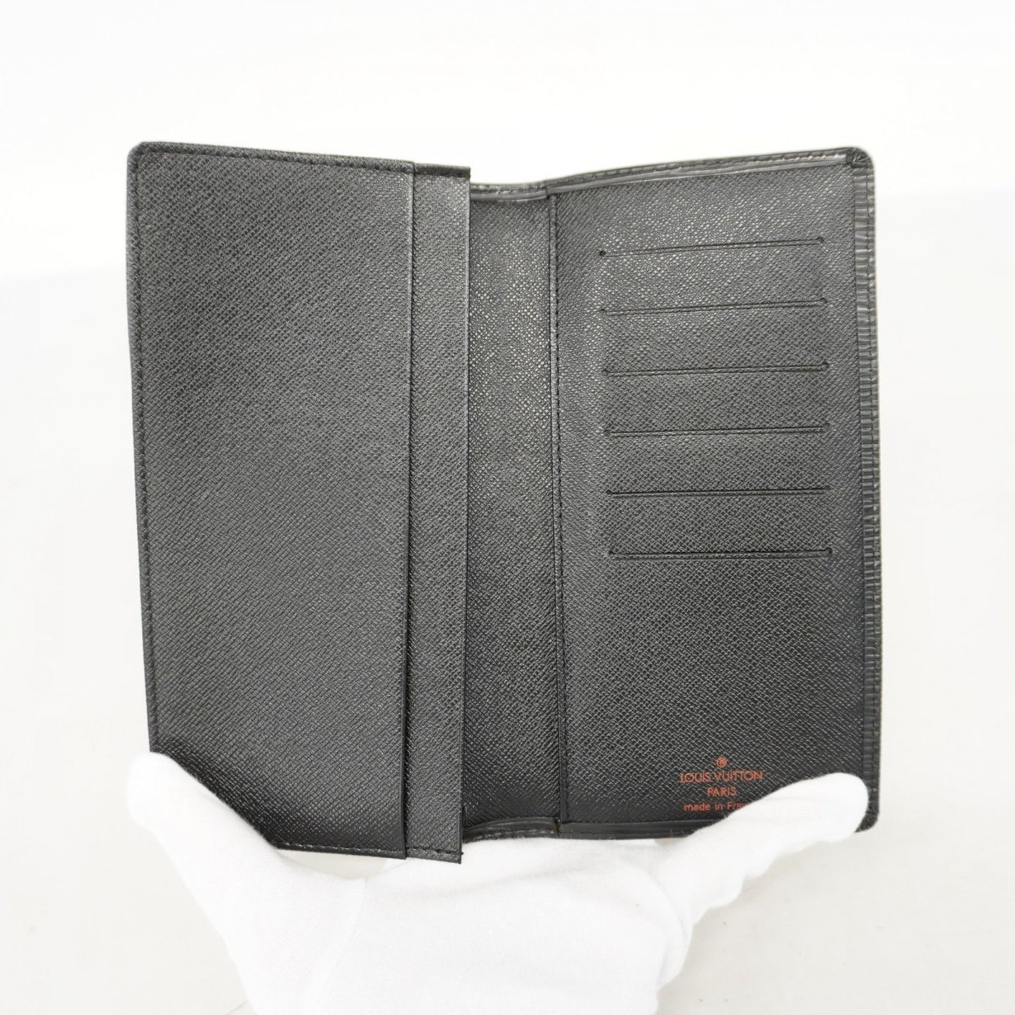 Louis Vuitton Brazza (épi) Black Leather Wallet Accessories