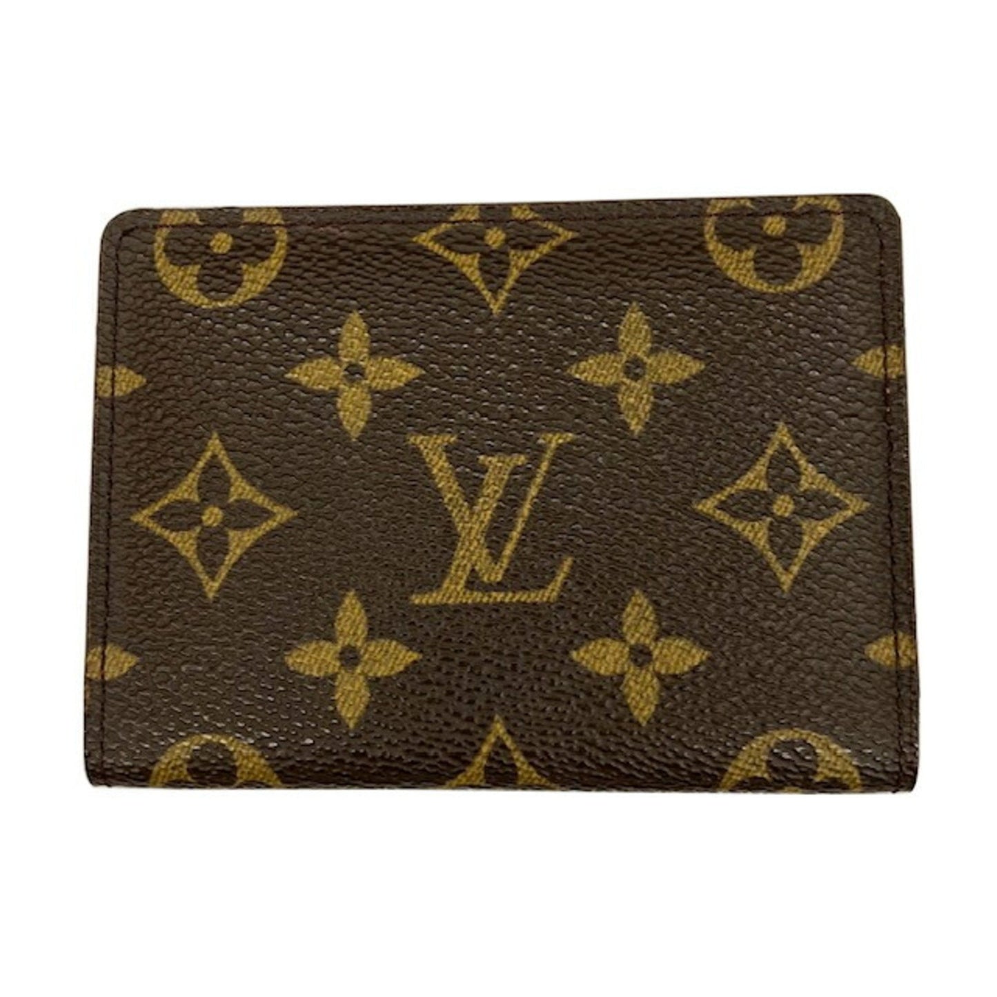 Louis Vuitton Card case Brown Canvas Wallet Accessories