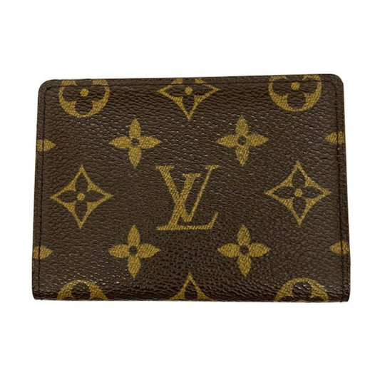 Louis Vuitton Card case Brown Canvas Wallet Accessories