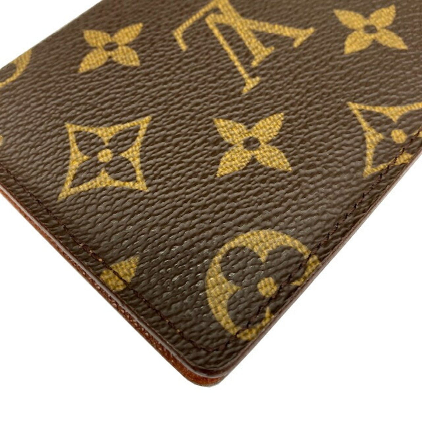 Louis Vuitton Card case Brown Canvas Wallet Accessories