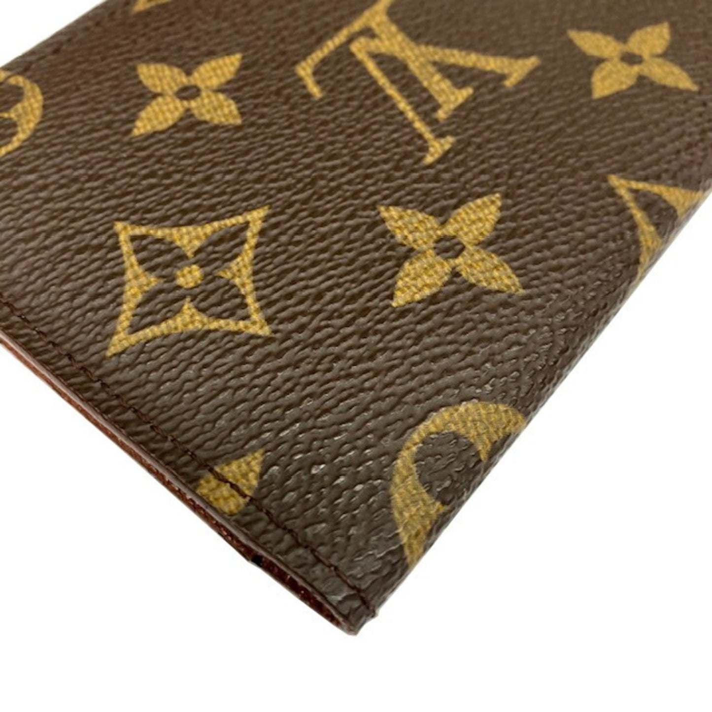 Louis Vuitton Card case Brown Canvas Wallet Accessories