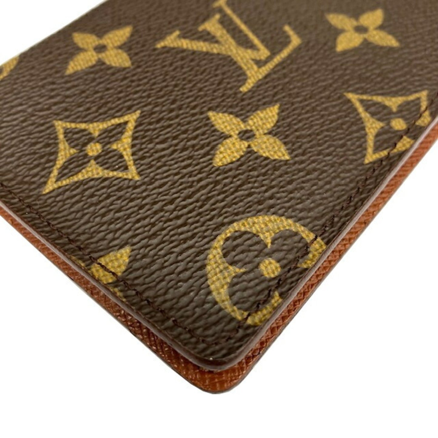 Louis Vuitton Card case Brown Canvas Wallet Accessories