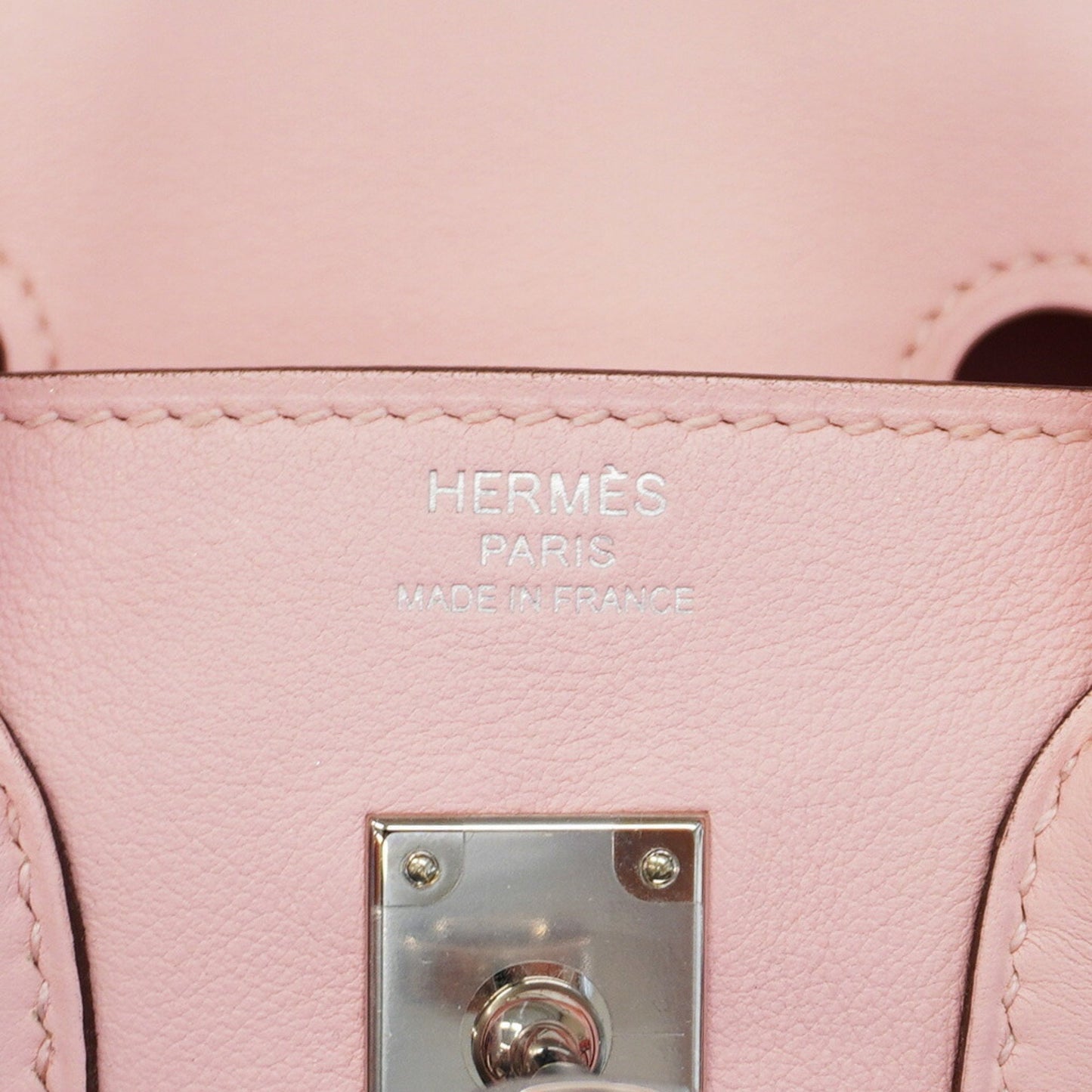 Hermès Birkin 25 Pink Leather Hand Bag