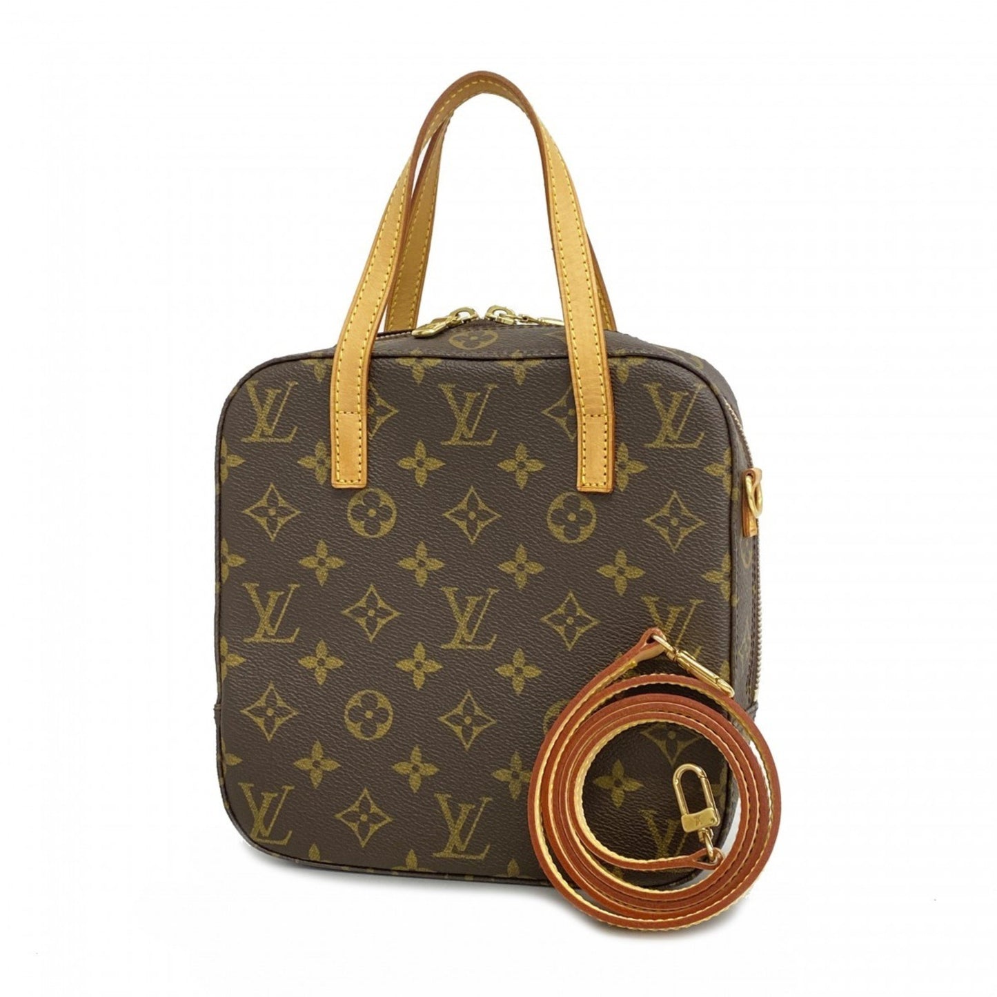 Louis Vuitton Brown Canvas Hand Bag