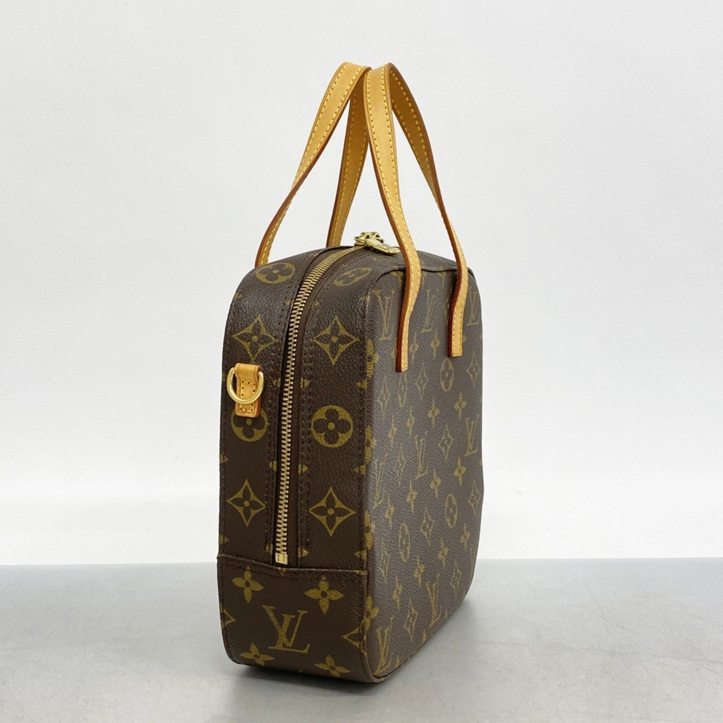 Louis Vuitton Brown Canvas Hand Bag