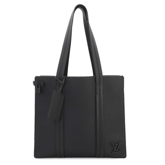 Louis Vuitton Black Leather Tote Bag