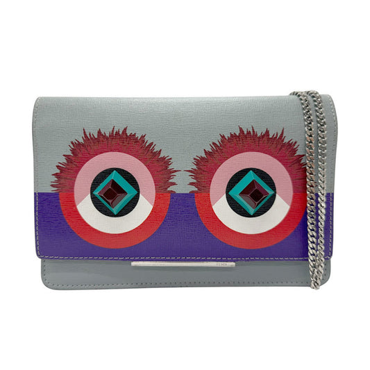 Fendi Hypnoteyes Multicolour Leather Wallet Accessories