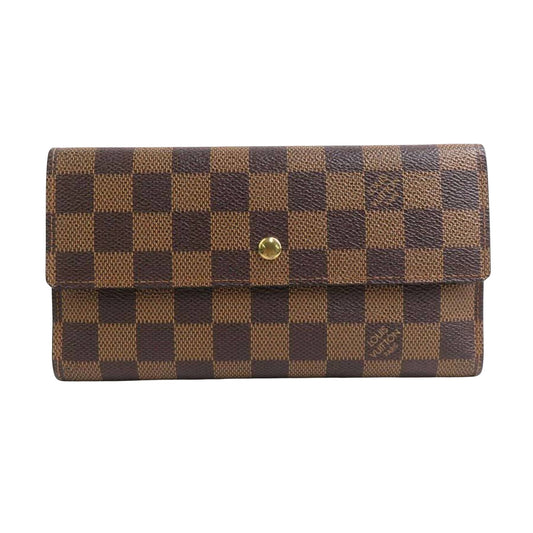 Louis Vuitton Trésor Brown Canvas Wallet Accessories