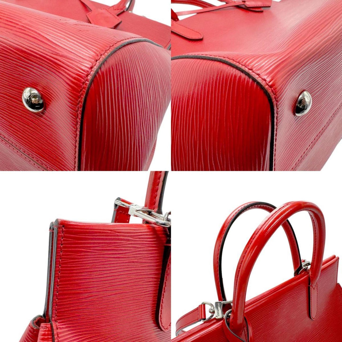 Louis Vuitton Marly Red Leather Hand Bag