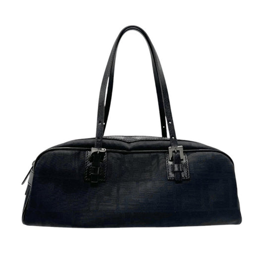 Fendi Zucca Black Canvas Hand Bag