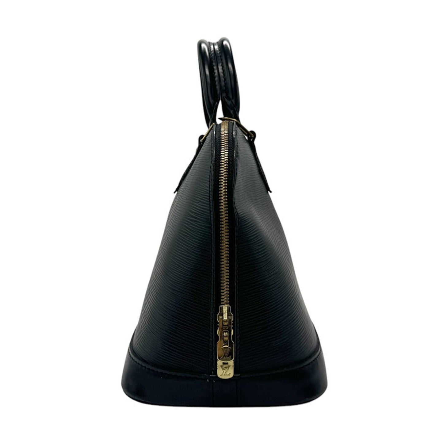 Louis Vuitton Alma Black Leather Hand Bag