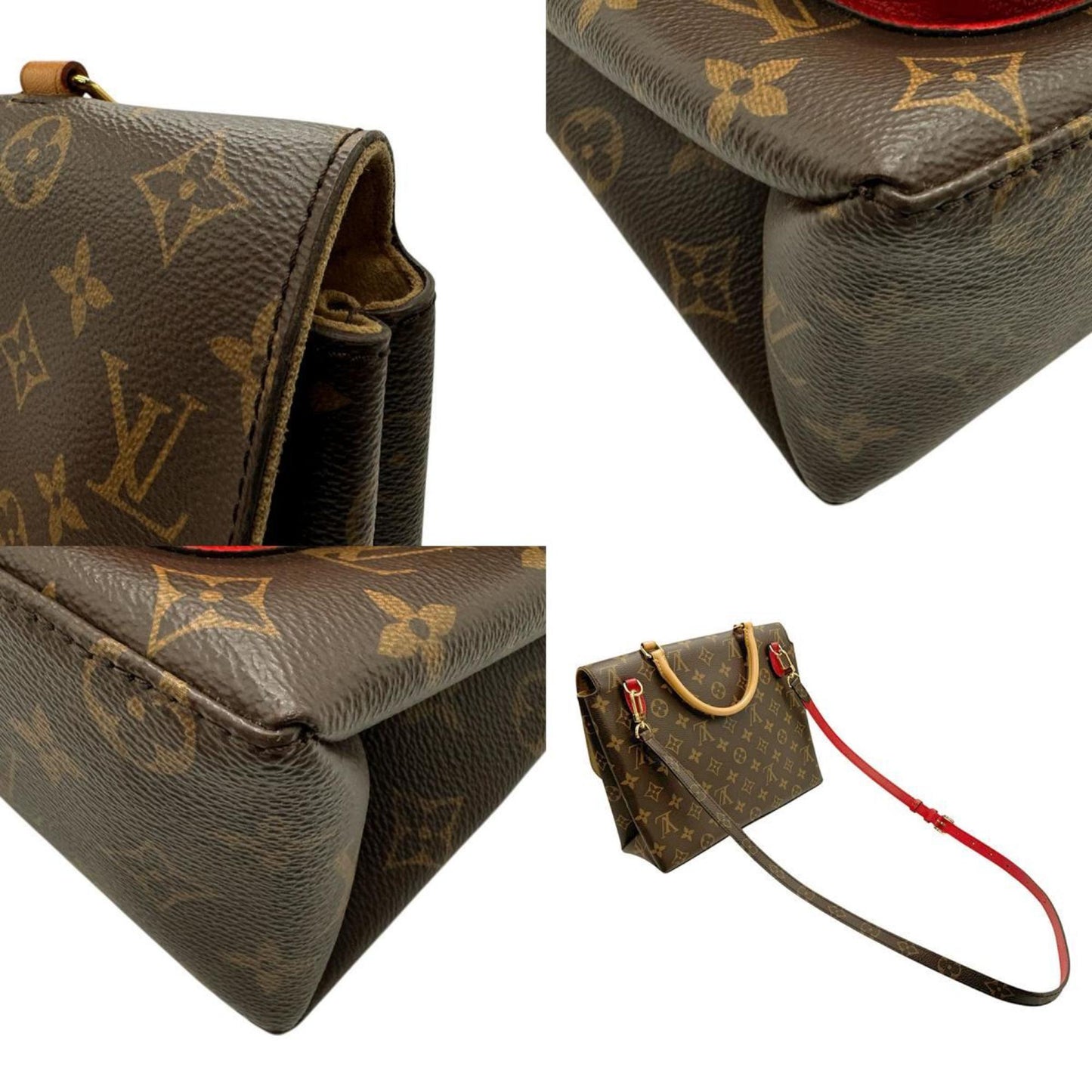 Louis Vuitton Marignan Brown Canvas Hand Bag