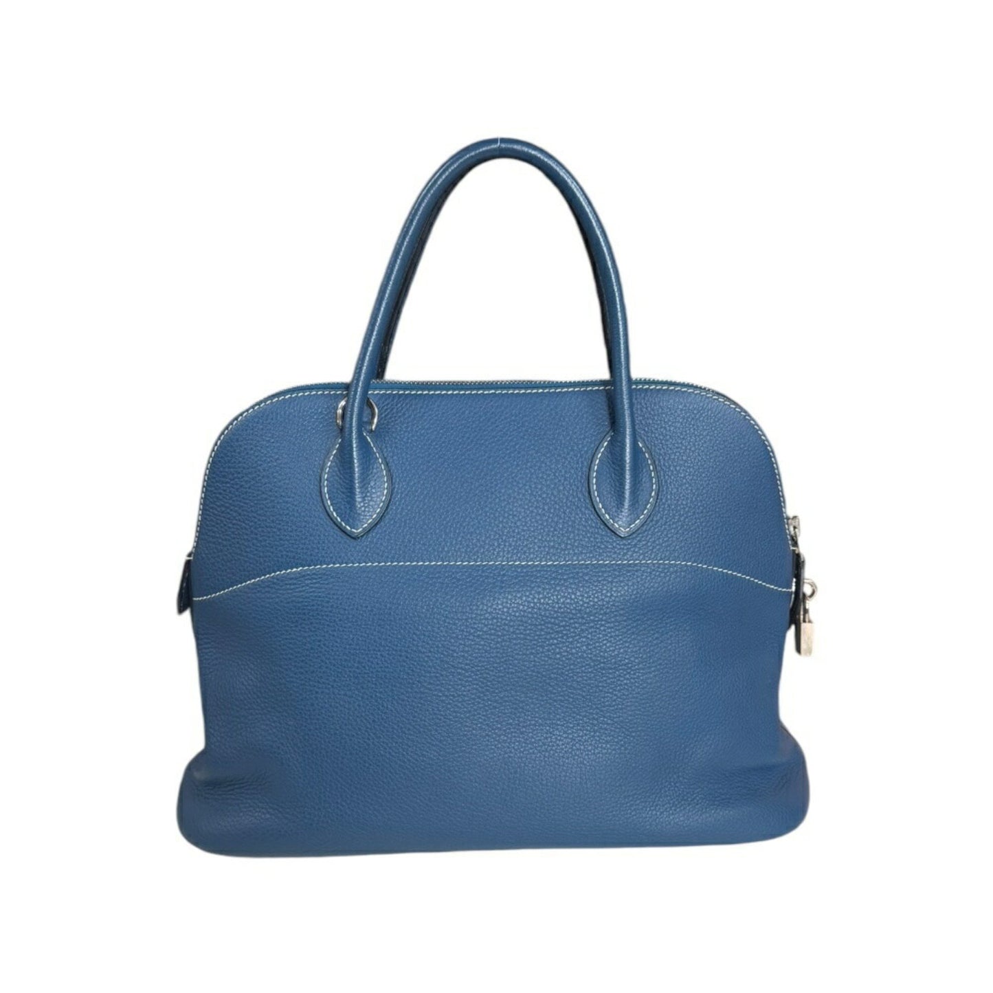 Hermès Bolide Blue Leather Shoulder Bag