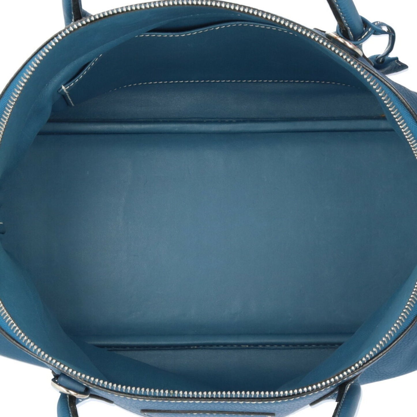 Hermès Bolide Blue Leather Shoulder Bag