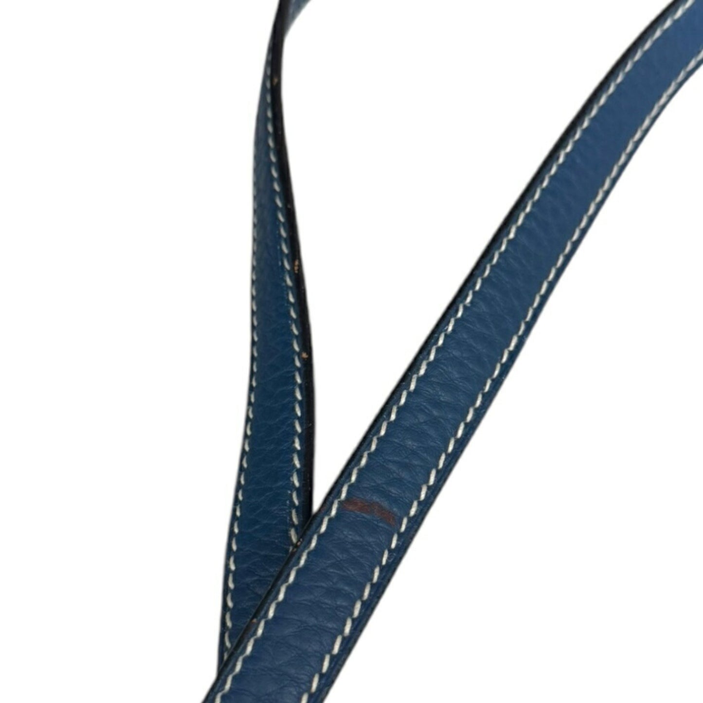 Hermès Bolide Blue Leather Shoulder Bag