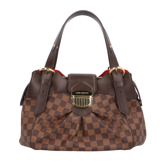 Louis Vuitton Sistina Brown Canvas Shoulder Bag