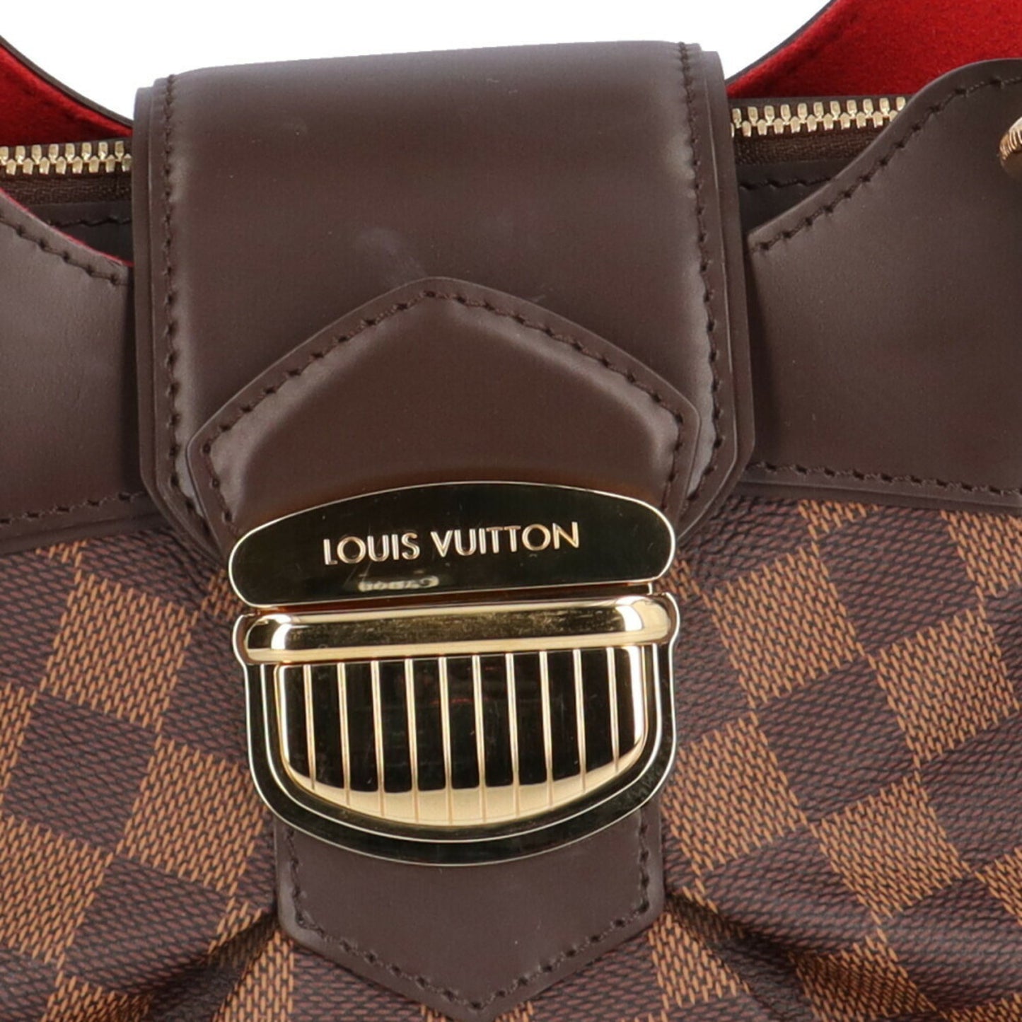 Louis Vuitton Sistina Brown Canvas Shoulder Bag