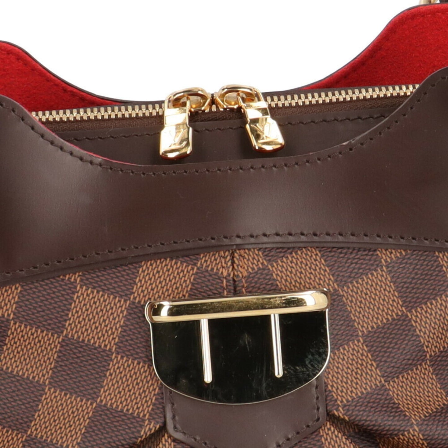 Louis Vuitton Sistina Brown Canvas Shoulder Bag