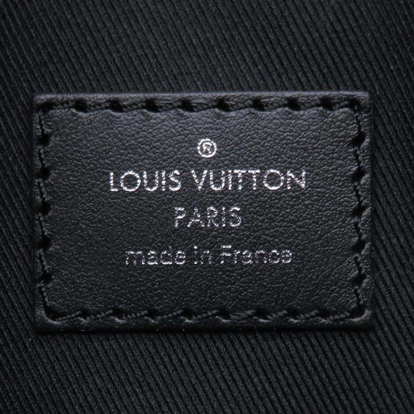 Louis Vuitton Soft Trunk Black Canvas Shoulder Bag