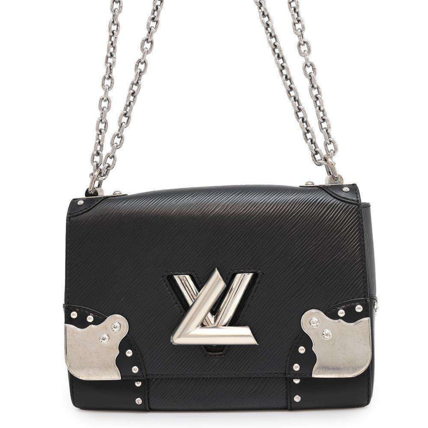 Louis Vuitton Twist Black Leather Shopper Bag