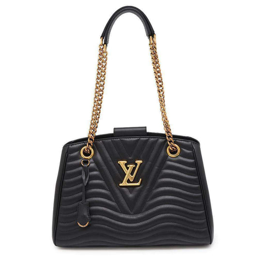 Louis Vuitton New wave Black Leather Shoulder Bag