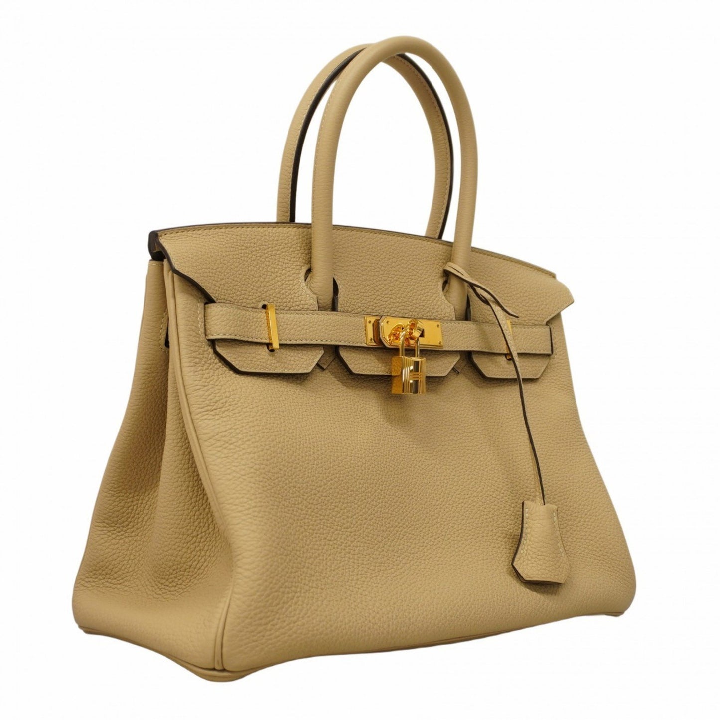 Hermès Birkin 30 Beige Leather Hand Bag