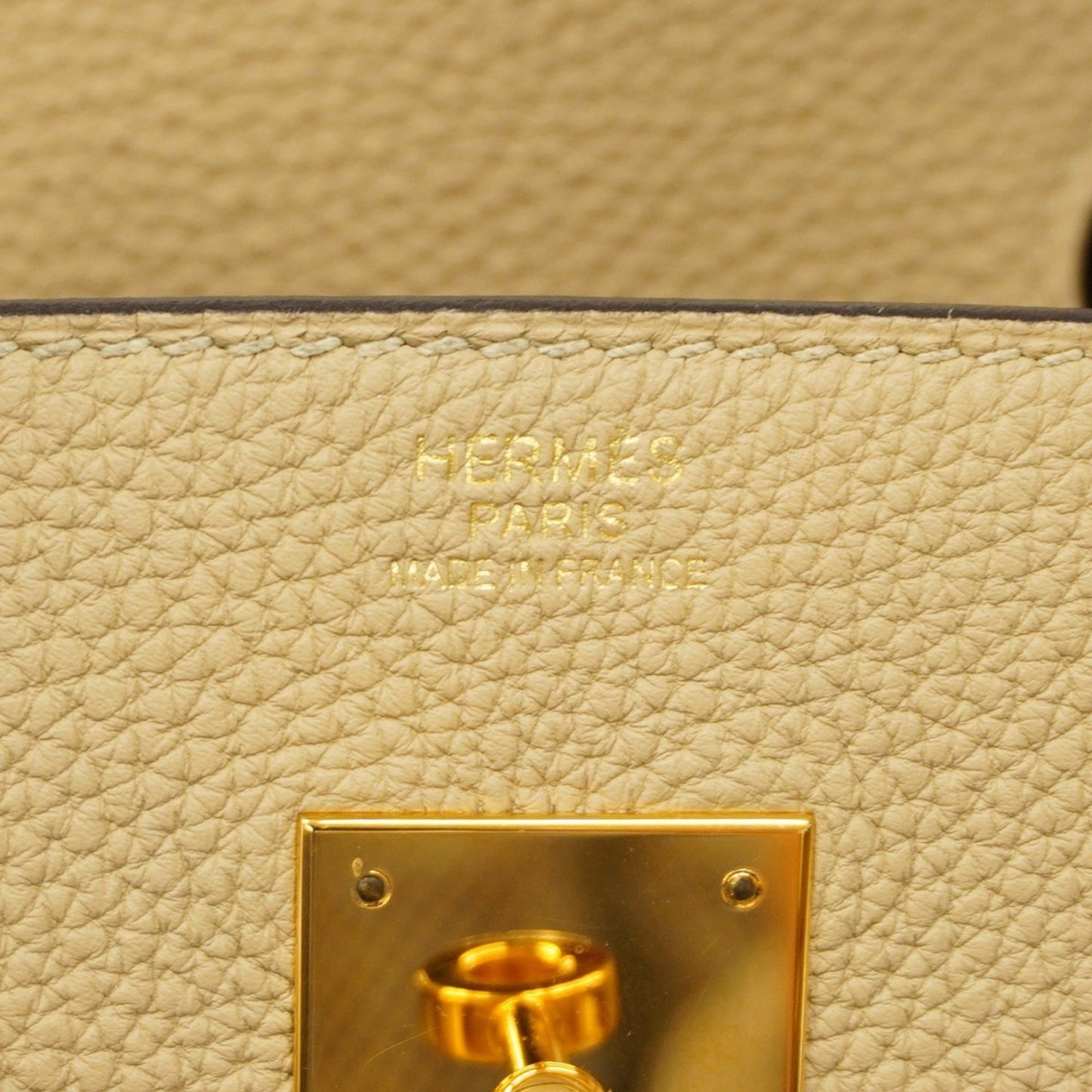 Hermès Birkin 30 Beige Leather Hand Bag